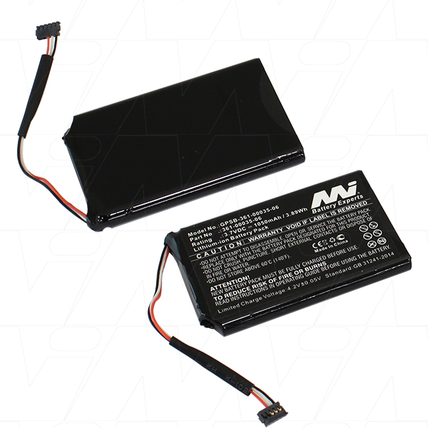 MI Battery Experts GPSB-361-00035-06-BP1